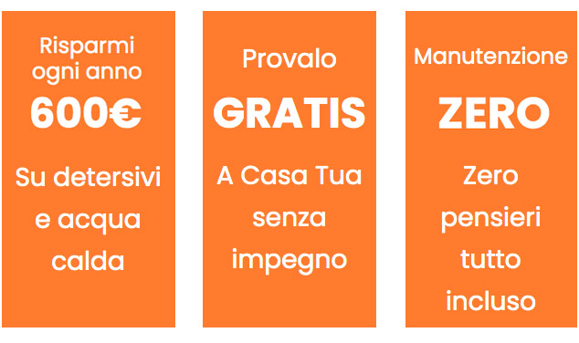 risparmio utilizzando ozonizzatore per lavatrice