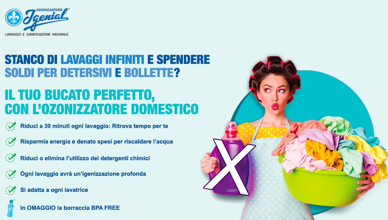 igenial per un bucato perfetto 