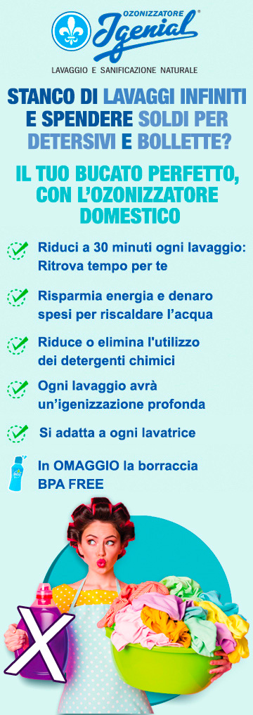 ozonizzatore domestico per lavatrice 
